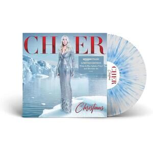 CHER - Limited Edition Vinyl LP - Christmas - White & Blue Splatter NEW RARE!!